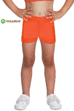 SHORT DANZA LYCRA ARANCIONE BABY